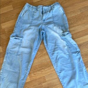 Light Blue Cargo Pants